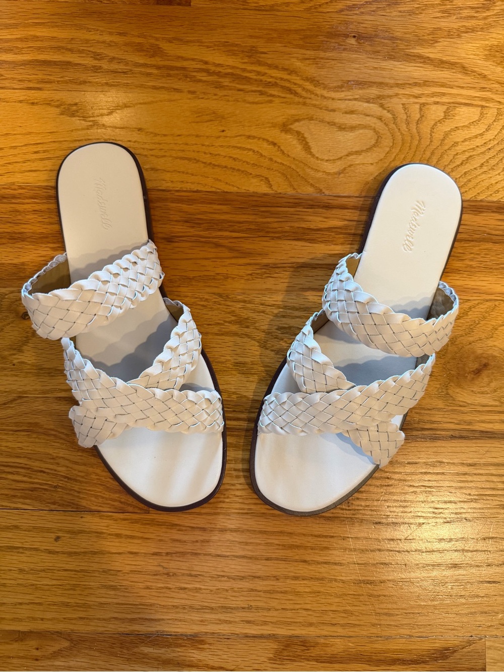 NIB Madewell Braided Leather Sandals Size 8.5